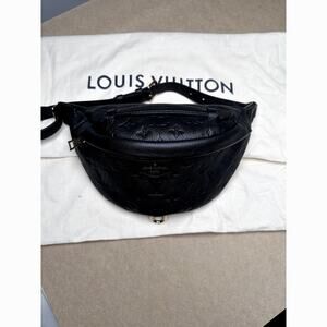 Louis Vuitton Empreinte Black Bumbag | Gold Hardware